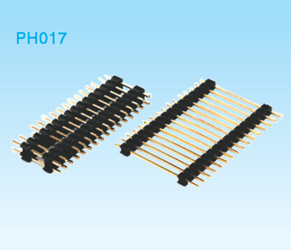 PH2.54單雙排雙塑排針H=1.5、2.0、2.5mm